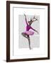 Ballet Deer in Pink-Fab Funky-Framed Art Print