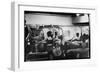 Ballet Master George Balanchine Working with Dancers at Morning Class During NYC Ballet Company-Gjon Mili-Framed Photographic Print