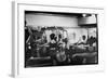 Ballet Master George Balanchine Working with Dancers at Morning Class During NYC Ballet Company-Gjon Mili-Framed Photographic Print