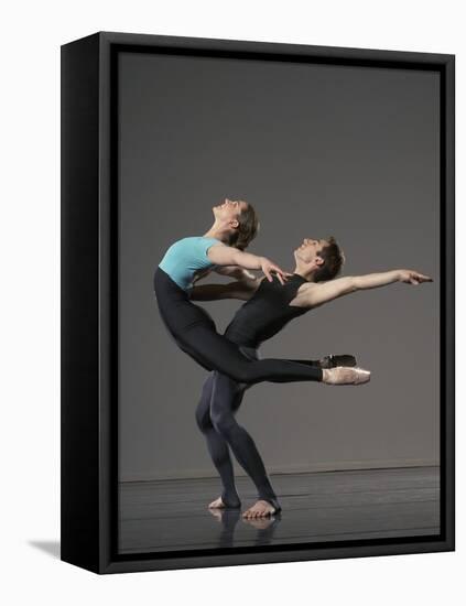 Ballet pas de deux-Erik Isakson-Framed Stretched Canvas