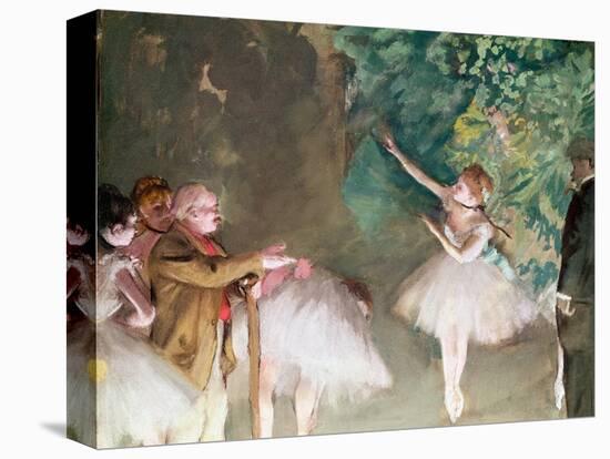 Ballet Practice, 1875-Edgar Degas-Stretched Canvas