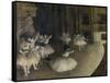 Ballet Rehearsal,1874-Edgar Degas-Framed Stretched Canvas