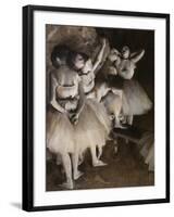 Ballet Rehearsal, c.1874-Edgar Degas-Framed Giclee Print