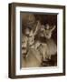 Ballet Rehearsal on Stage, 1874-Edgar Degas-Framed Giclee Print