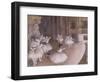 Ballet Rehearsal on the Stage, 1874-Edgar Degas-Framed Premium Giclee Print