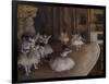 Ballet repetition on stage. 1874. Oil on canvas.-Edgar Degas-Framed Giclee Print