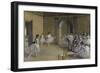 Ballet Room at the Opera in Rue le Peletier, c.1872-Edgar Degas-Framed Giclee Print