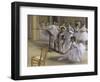 Ballet Room at the Opera in Rue le Peletier, c.1872-Edgar Degas-Framed Giclee Print