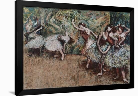 Ballet Scene, about 1907-Edgar Degas-Framed Giclee Print