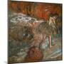 Ballet scene. Around 1890. Oil on paper, laminated on panel.-Edgar Degas-Mounted Giclee Print