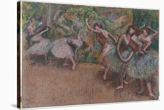 Ballet Scene, c.1907-Edgar Degas-Stretched Canvas