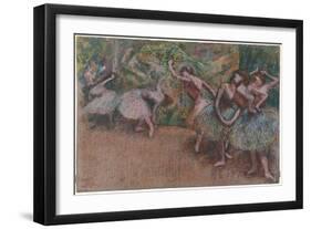 Ballet Scene, c.1907-Edgar Degas-Framed Giclee Print