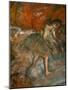 Ballet scene (detail). Around 1890. Oil on paper, laminated on panel.-Edgar Degas-Mounted Giclee Print