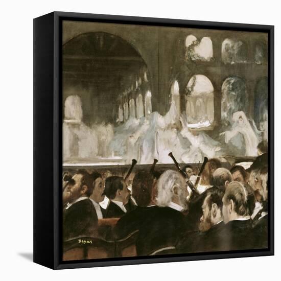 Ballet Scene from Mayerbeer's Roberto Il Diavola-Edgar Degas-Framed Stretched Canvas