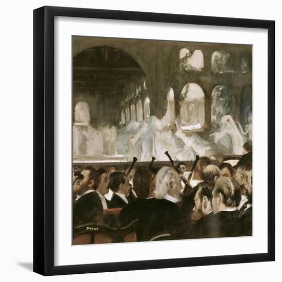 Ballet Scene from Mayerbeer's Roberto Il Diavola-Edgar Degas-Framed Giclee Print