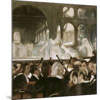 Ballet Scene from Mayerbeer's Roberto Il Diavola-Edgar Degas-Mounted Giclee Print