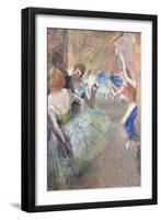 Ballet Scene (Scene de Ballet). Ca. 1885-Edgar Degas-Framed Giclee Print
