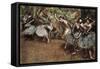 Ballet Scene-Edgar Degas-Framed Stretched Canvas