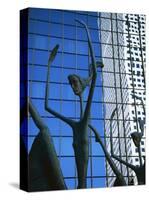 Ballet Sculpture, 16th Street Mall, Denver, Colorado, USA-Jean Brooks-Stretched Canvas