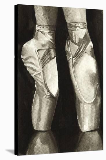 Ballet Shoes II-Grace Popp-Stretched Canvas