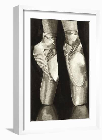 Ballet Shoes II-Grace Popp-Framed Art Print