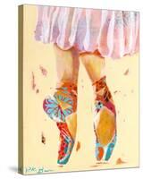 Ballet Slippers-Pamela K. Beer-Stretched Canvas