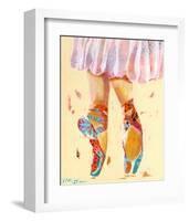 Ballet Slippers-Pamela K. Beer-Framed Art Print