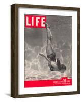 Ballet Swimmer Belita, August 27, 1945-Walter Sanders-Framed Photographic Print