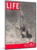 Ballet Swimmer Belita, August 27, 1945-Walter Sanders-Mounted Photographic Print