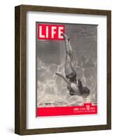 Ballet Swimmer Belita, August 27, 1945-Walter Sanders-Framed Photographic Print