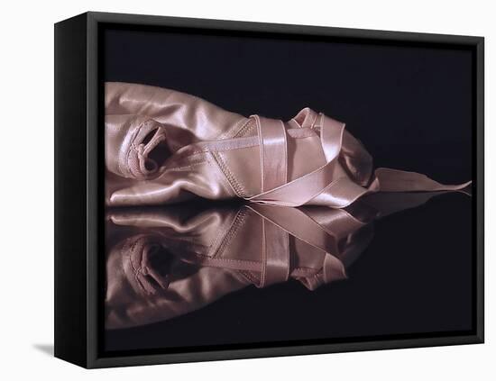Ballet Toe Shoes-Monika Burkhart-Framed Stretched Canvas