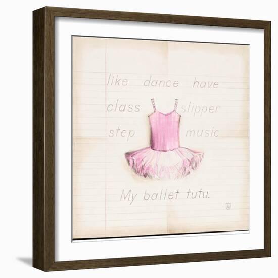 Ballet Tutu-Lauren Hamilton-Framed Art Print