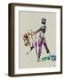 Ballet Watercolor 1-NaxArt-Framed Art Print