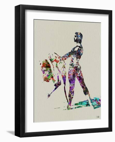 Ballet Watercolor 1-NaxArt-Framed Art Print