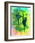 Ballet Watercolor 1-Irina March-Framed Art Print