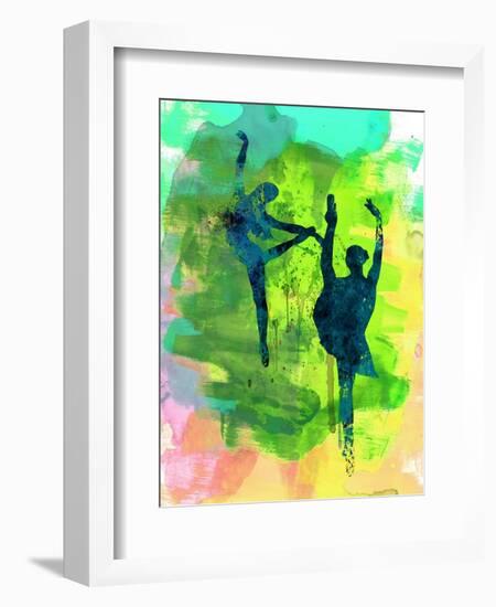 Ballet Watercolor 1-Irina March-Framed Art Print