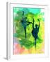 Ballet Watercolor 1-Irina March-Framed Art Print