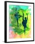 Ballet Watercolor 1-Irina March-Framed Art Print