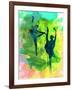 Ballet Watercolor 1-Irina March-Framed Art Print