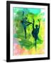 Ballet Watercolor 1-Irina March-Framed Art Print