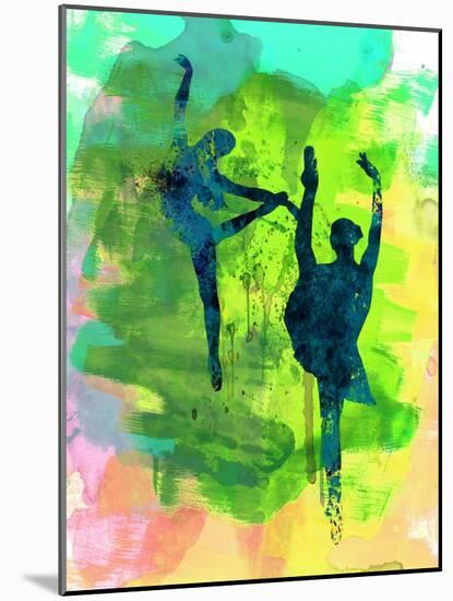 Ballet Watercolor 1-Irina March-Mounted Art Print