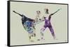 Ballet Watercolor 2-NaxArt-Framed Stretched Canvas