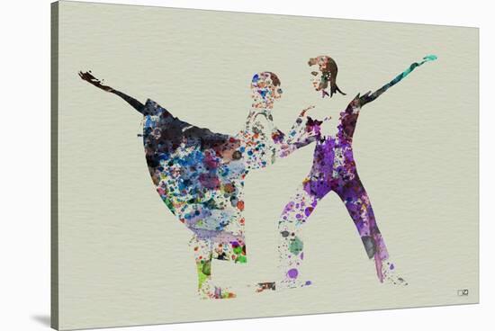 Ballet Watercolor 2-NaxArt-Stretched Canvas