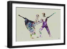 Ballet Watercolor 2-NaxArt-Framed Art Print