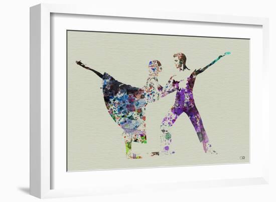 Ballet Watercolor 2-NaxArt-Framed Art Print