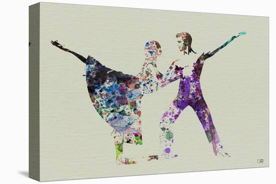 Ballet Watercolor 2-NaxArt-Stretched Canvas