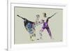 Ballet Watercolor 2-NaxArt-Framed Premium Giclee Print