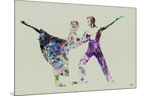 Ballet Watercolor 2-NaxArt-Mounted Premium Giclee Print