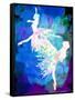 Ballet Watercolor 2-Irina March-Framed Stretched Canvas