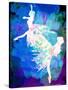 Ballet Watercolor 2-Irina March-Stretched Canvas